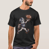 American Football Skeleton Halloween Football