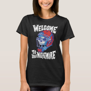 American Football Skull Halloween Skelett Men Wom T-Shirt