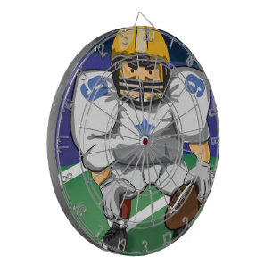 American Football-Spieler Dartscheibe
