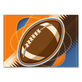American Football Sport Ball Game Tischnummer