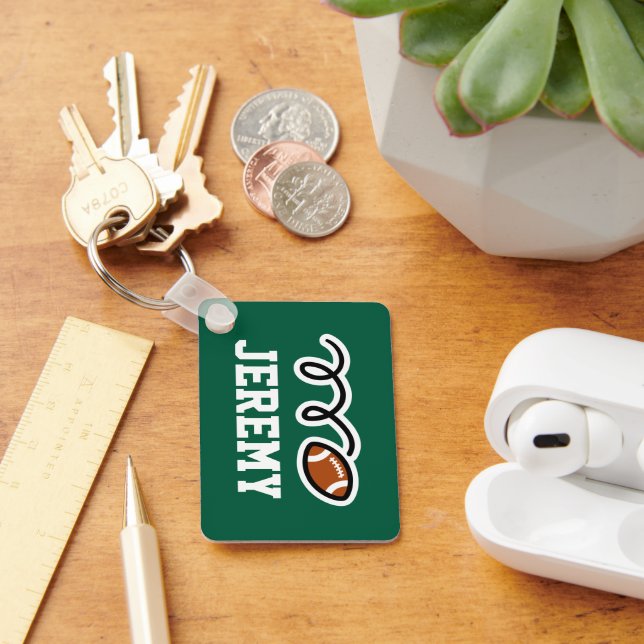 American Football sport Schlüsselanhänger mit indi (Schreibtisch)
