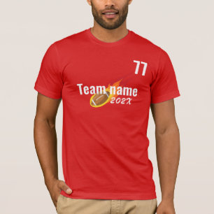 American Football Sport Team Feldtag Chefin Squad T-Shirt