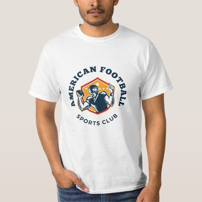 American Football Sports Club T Shirt (Vorderseite)