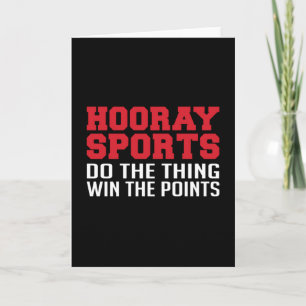 American Football Sports Game Team Funny Gift Idea Karte