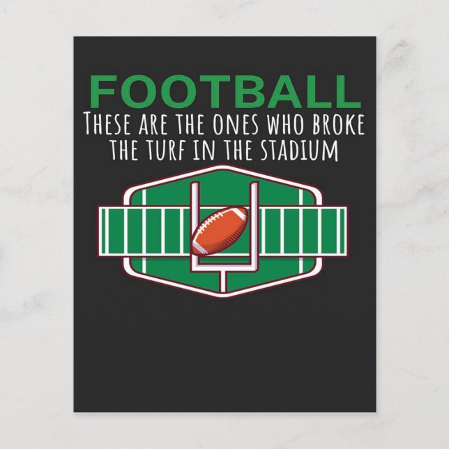 American Football Stadium Flyer (Vorne)