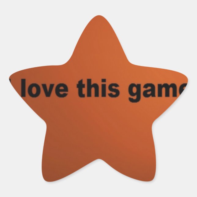 American Football Stern-Aufkleber (Vorderseite)