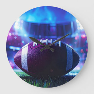 American Football Super Bowl Große Wanduhr