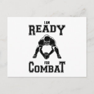 American Football Team USA Sports Game Player Gesc Postkarte