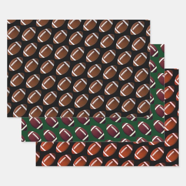 American Football Theme Geschenkpapier Set (Set)