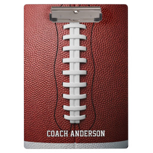 American Football-Trainer Klemmbrett