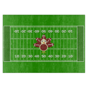 American Football Turkey Day Erntedank Sports Schneidebrett