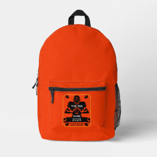 American Football TV-Übungsabend Bedruckter Rucksack