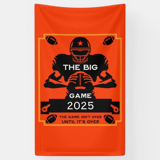 American Football TV Watch Party Banner (Vertikal)