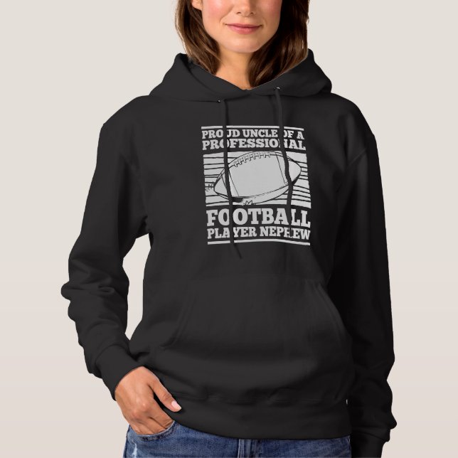 American Football Uncle Player  Footballer Footbal Hoodie (Vorderseite)