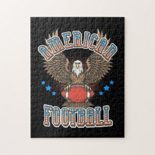 American Football USA Flag Puzzle