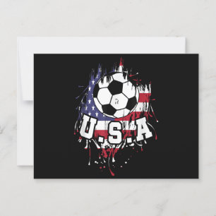 American Football USA Postkarte