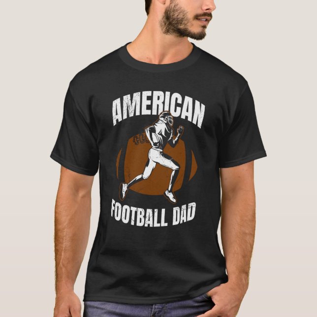 American Football Vater Quaterback Kicker für Men  T-Shirt (Vorderseite)