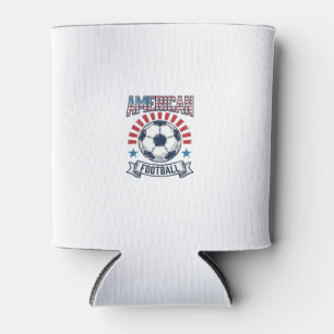 American-Football-Vintage-Fußball-Shirt-Design Dosenkühler