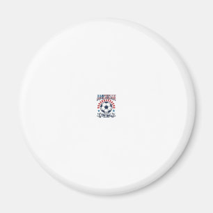 American-Football-Vintage-Fußball-Shirt-Design Magnet