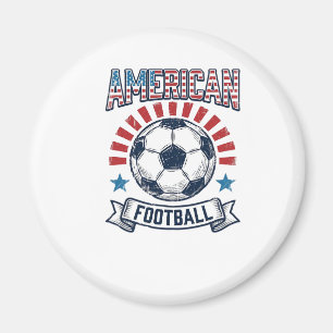 American-Football-Vintage-Fußball-Shirt-Design Magnet