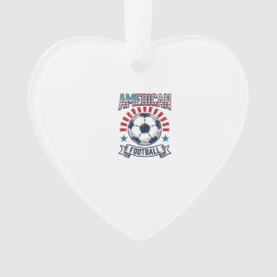 American-Football-Vintage-Fußball-Shirt-Design Ornament