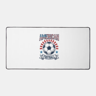 American-Football-Vintage-Fußball-Shirt-Design Schreibtischunterlage