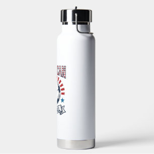 American-Football-Vintage-Fußball-Shirt-Design Trinkflasche
