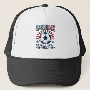 American-Football-Vintage-Fußball-Shirt-Design Truckerkappe