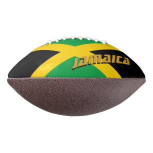 American Football with Jamaican Flag / Jamaica