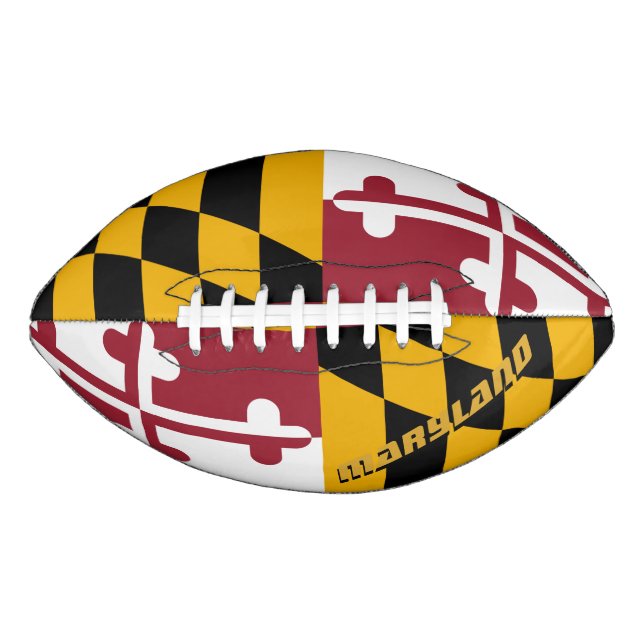 American Football with Maryland Flag / Staaten USA (Vorderseite)
