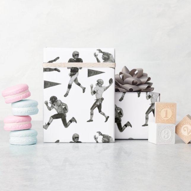 American Football Wrapping Paper Geschenkpapier (Babyparty)