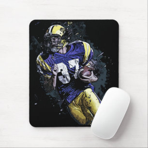 American Footballer im Cartoon-Stil Mousepad