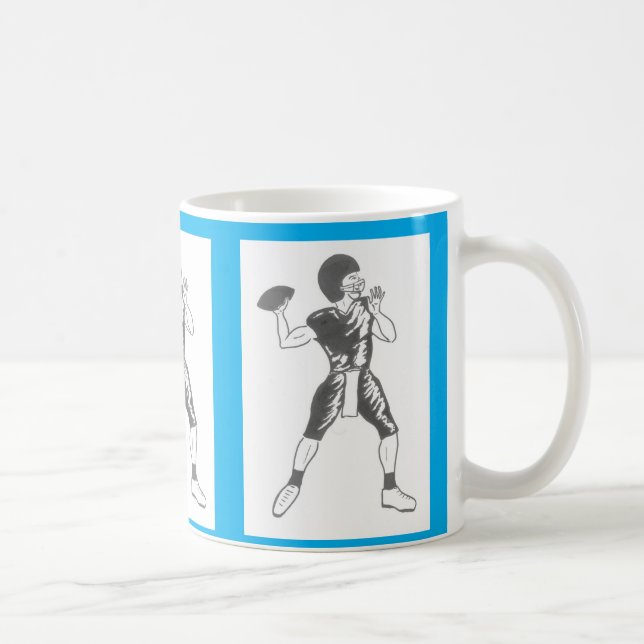 American footballer  kaffeetasse (Rechts)