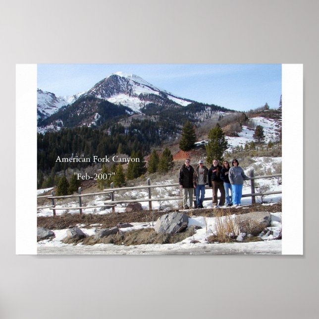 American Fork Canyon Poster (Vorne)