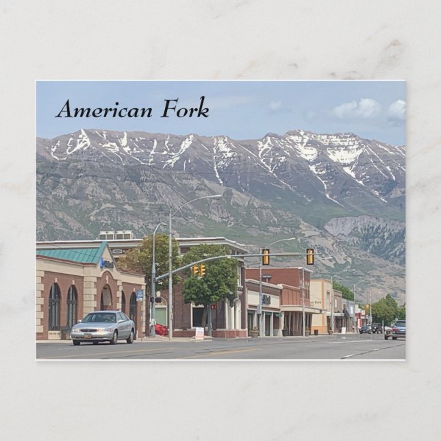 American Fork Postkarte (Vorderseite)