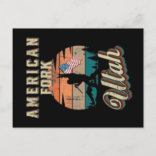 American Fork Utah Postkarte