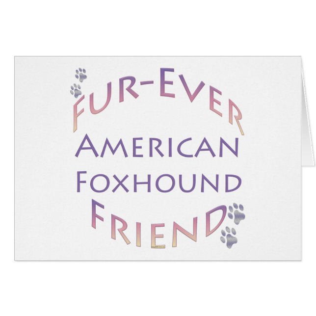 American Foxhound Furever (Vorderseite (Horizontal))
