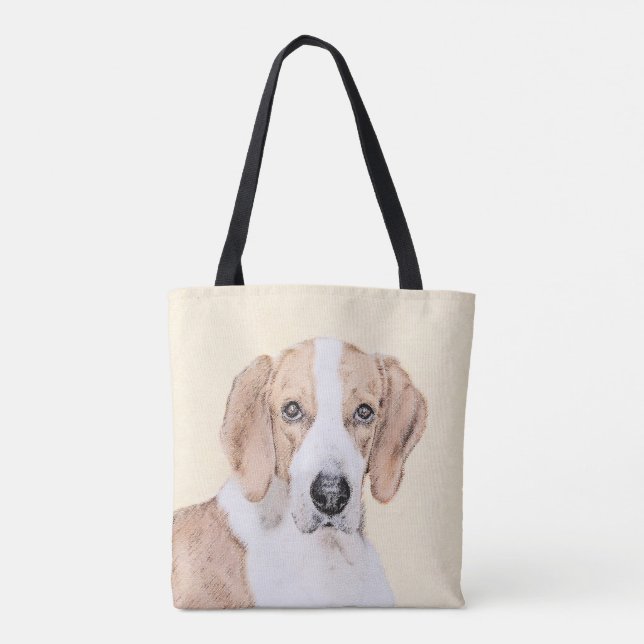 American Foxhound Painting - Niedliche Original Do (Rückseite)