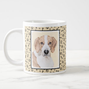 American Foxhound Painting - Niedliche Original Do Jumbo-Tasse