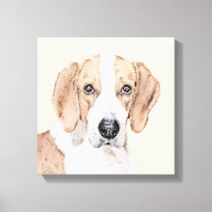 American Foxhound Painting - Niedliche Original Do Leinwanddruck
