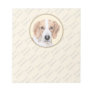American Foxhound Painting - Niedliche Original Do Notizblock