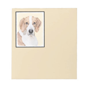 American Foxhound Painting - Niedliche Original Do Notizblock