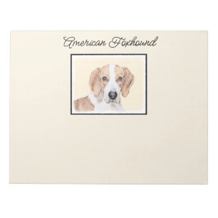 American Foxhound Painting - Niedliche Original Do Notizblock