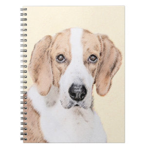 American Foxhound Painting - Niedliche Original Do Notizblock