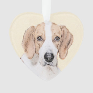American Foxhound Painting - Niedliche Original Do Ornament
