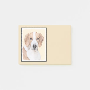American Foxhound Painting - Niedliche Original Do Post-it Klebezettel