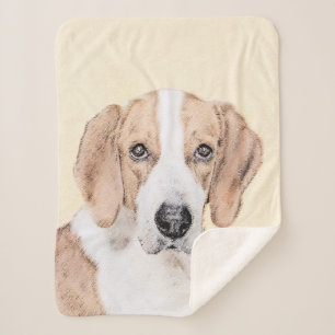American Foxhound Painting - Niedliche Original Do Sherpadecke