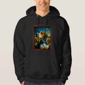 American Foxhound Painting Sunflower Flower Mom Wo Hoodie