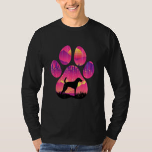 American Foxhound Paw Mama Vater Dog Women Men T-Shirt