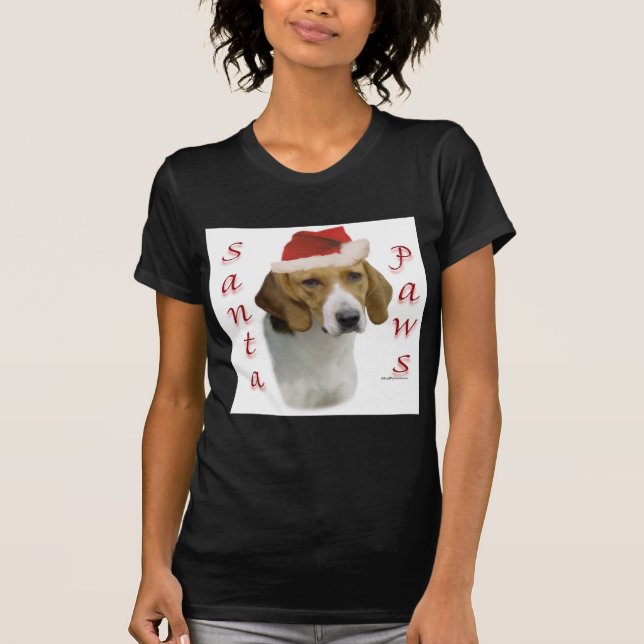 American Foxhound Santa Paws T-Shirt (Vorderseite)